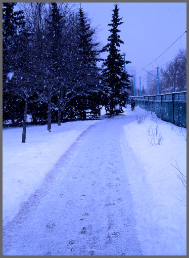 From my walk to work on Wednesday Morning. An Early Morning Snowfall in March
