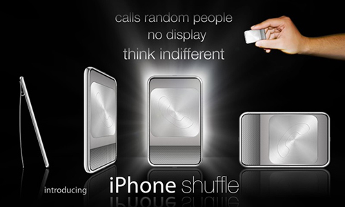 iPhoneShuffle Mock-up (from Wired Magazine)