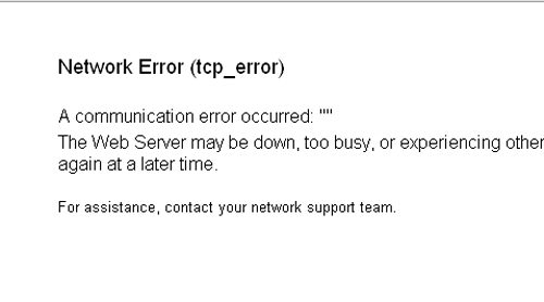 Network Connection Issue